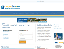 Tablet Screenshot of caribeinsider.com